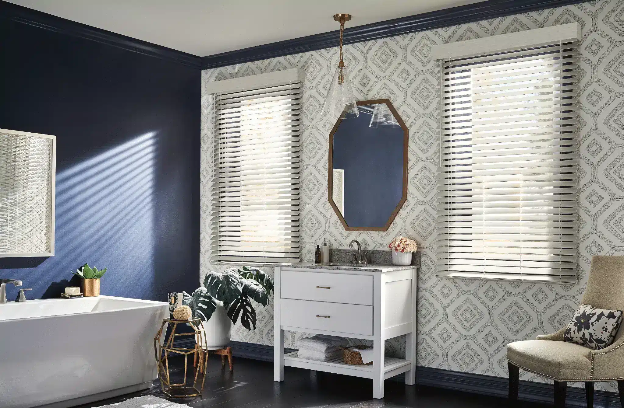 Faux Wood Bathroom 1 1