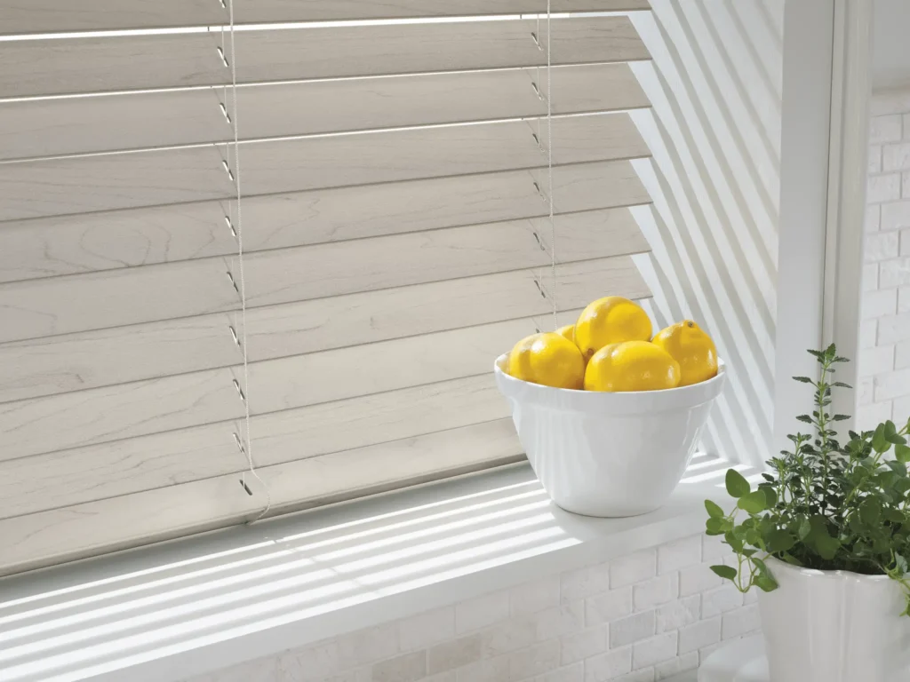 Faux Wood Blind 1 1