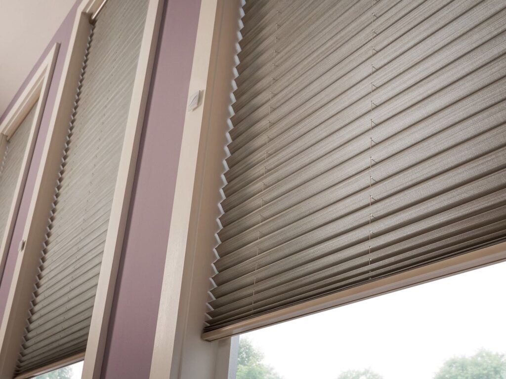 Pleated window shades example (1)